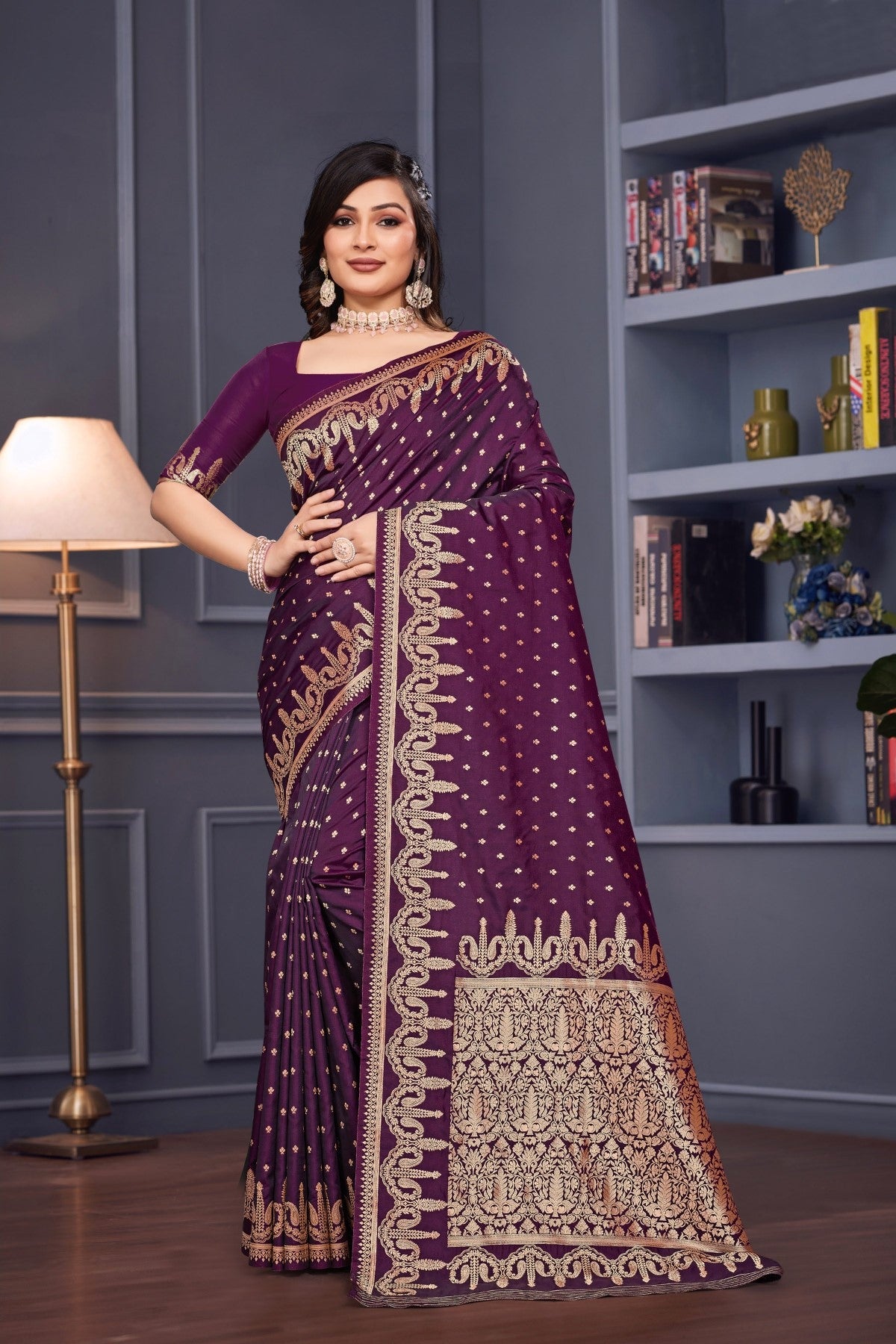 Vichitra Silk Saree